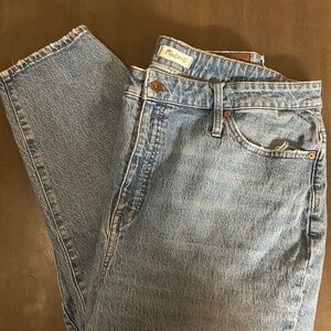 Madewell 35P Classic Straight Jeans